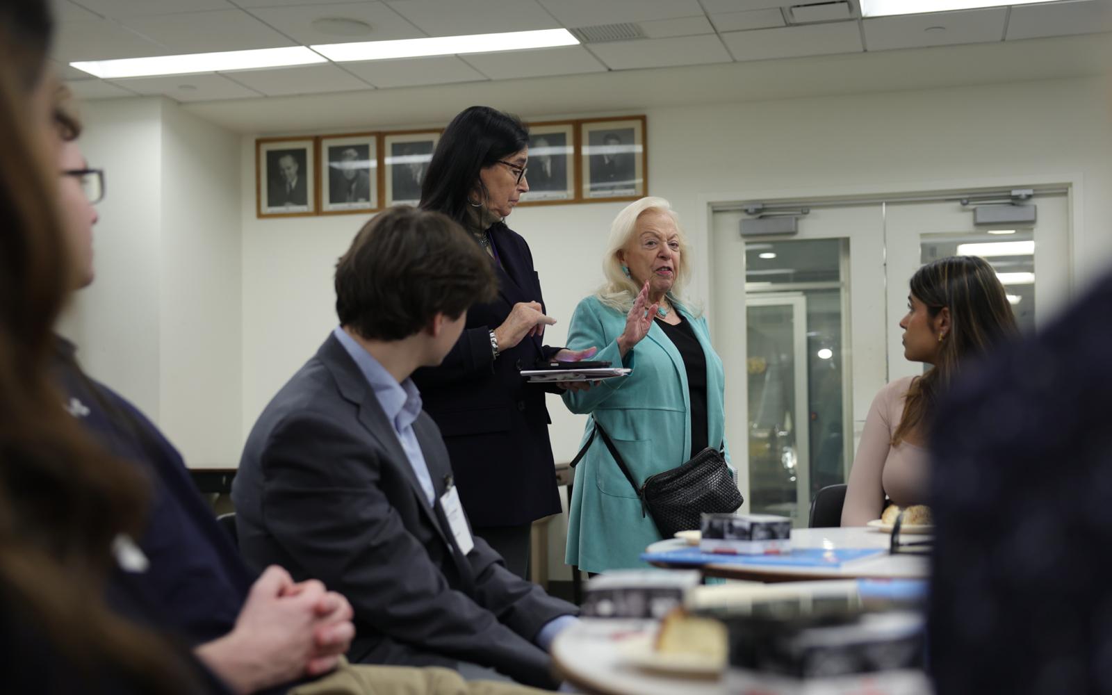 A session on reporting global diplomacy and the evolving media landscape.